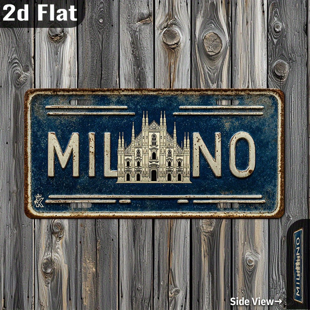 Custom 2D Printed Milan Italy  - Home Bar Cafe review and price