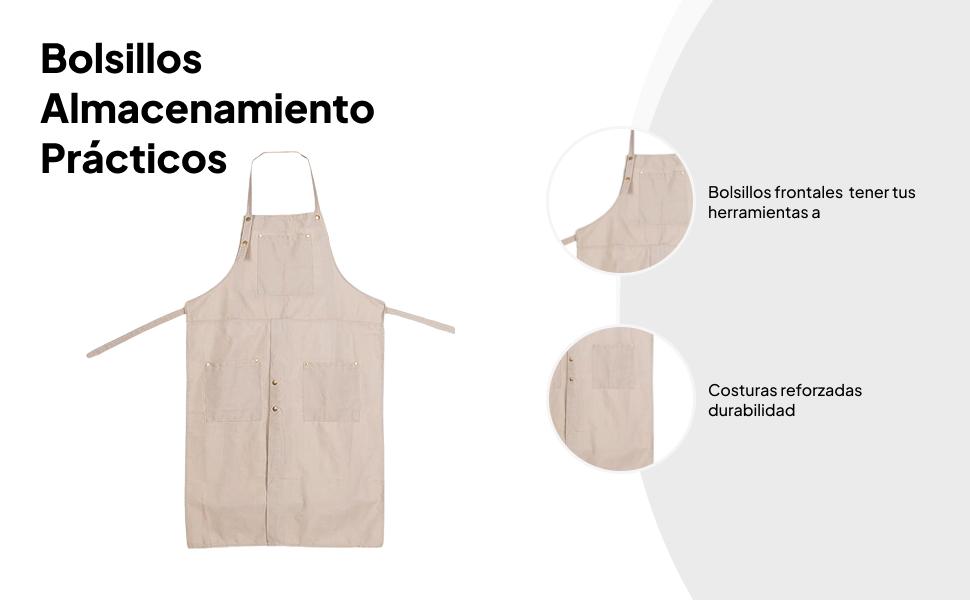 Unisex Canvas Apron with Split - Home Barbershop review and price