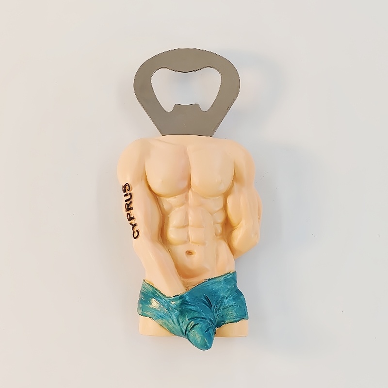 3d Muscle Man Magnetic Bottle  - Home Bar And Fridge review and price