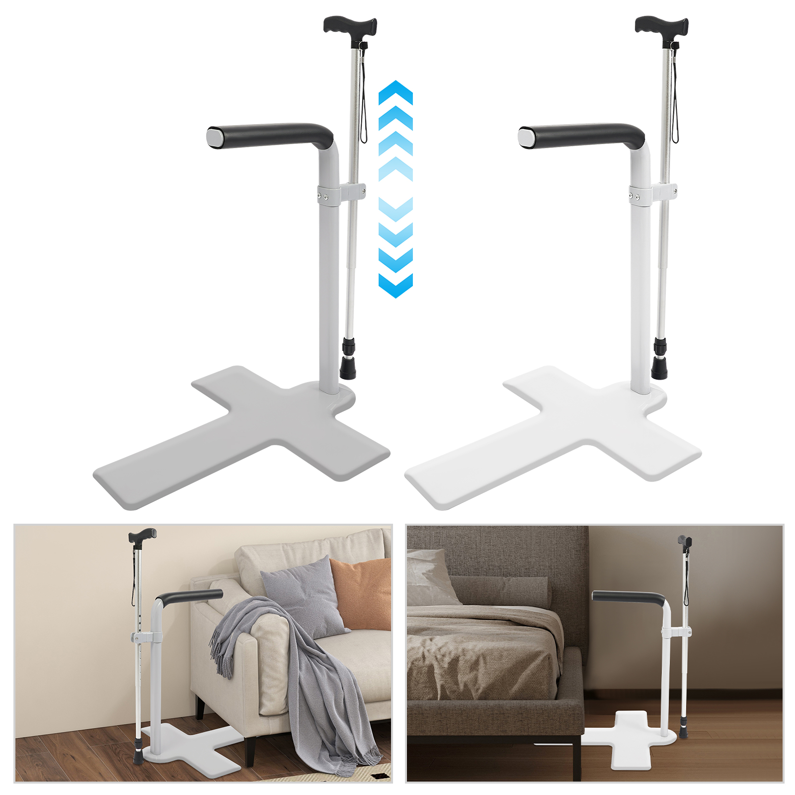 Grey White Carbon Steel Bed So - Home Bar Stand review and price