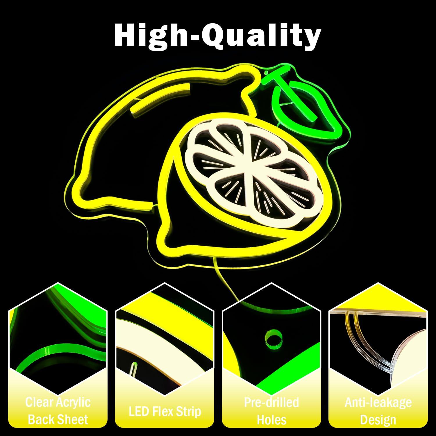 Lemon Neon Sign Dimmable LED L - Home Bar And Kitchen review and price