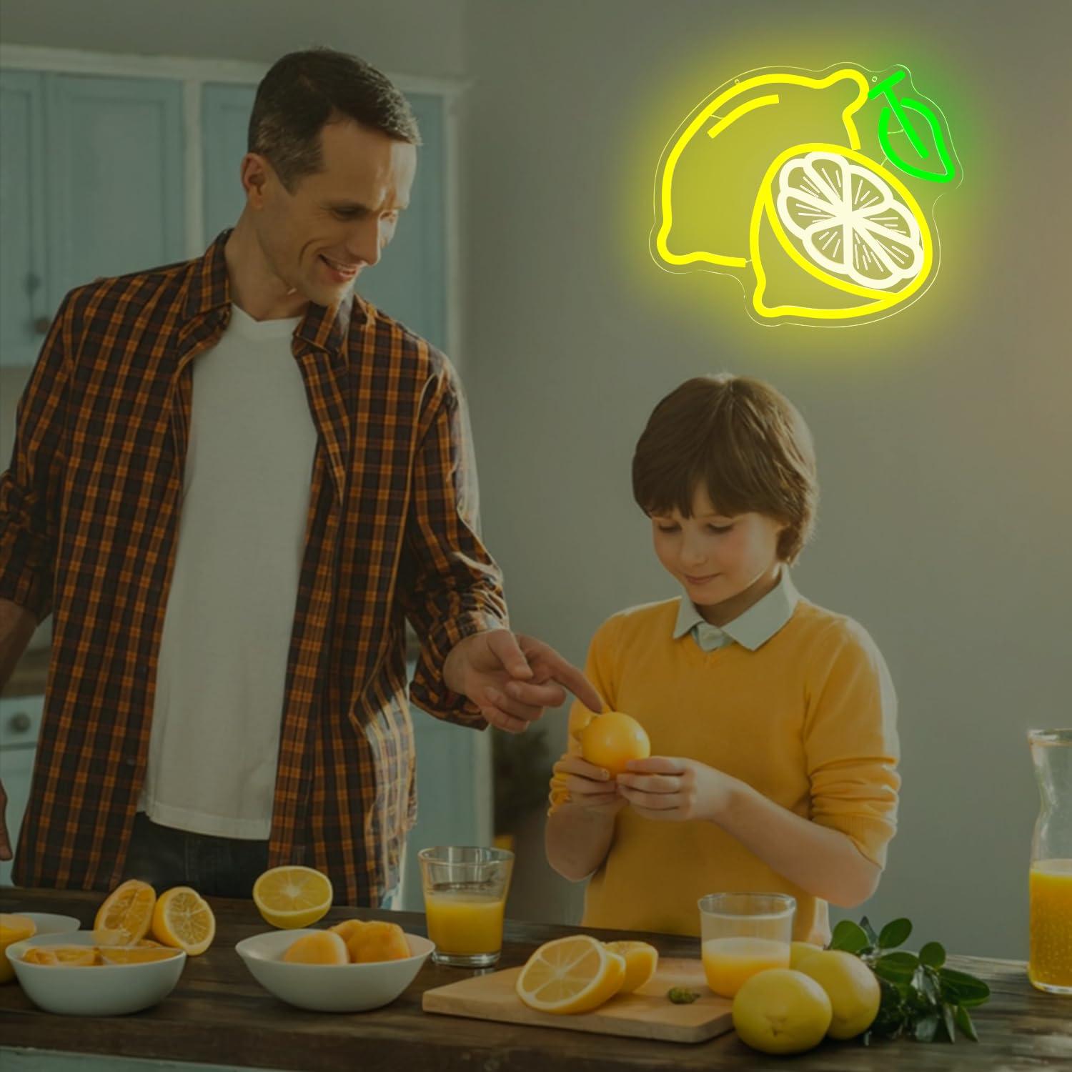 Lemon Neon Sign Dimmable LED L - Home Bar And Kitchen review and price