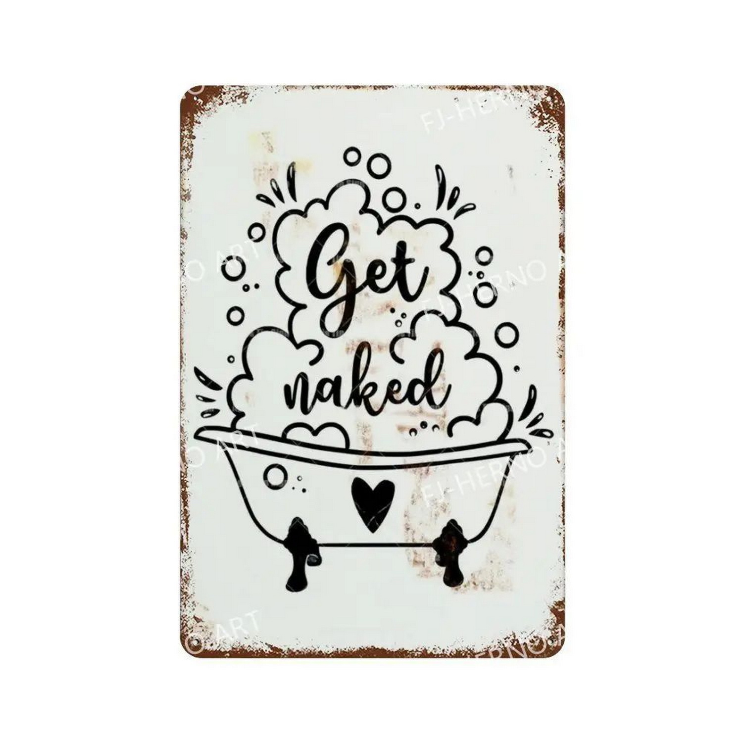 Attention Metal Tin Sign Washi - Home Bar Cafe review and price