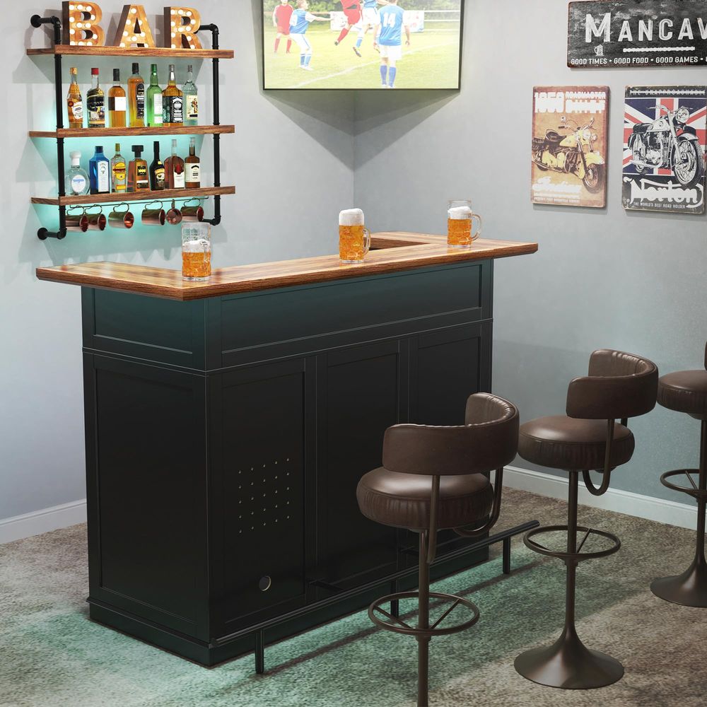 Home Bar Unit with Fridge Spac - Home Bar And Fridge review and price