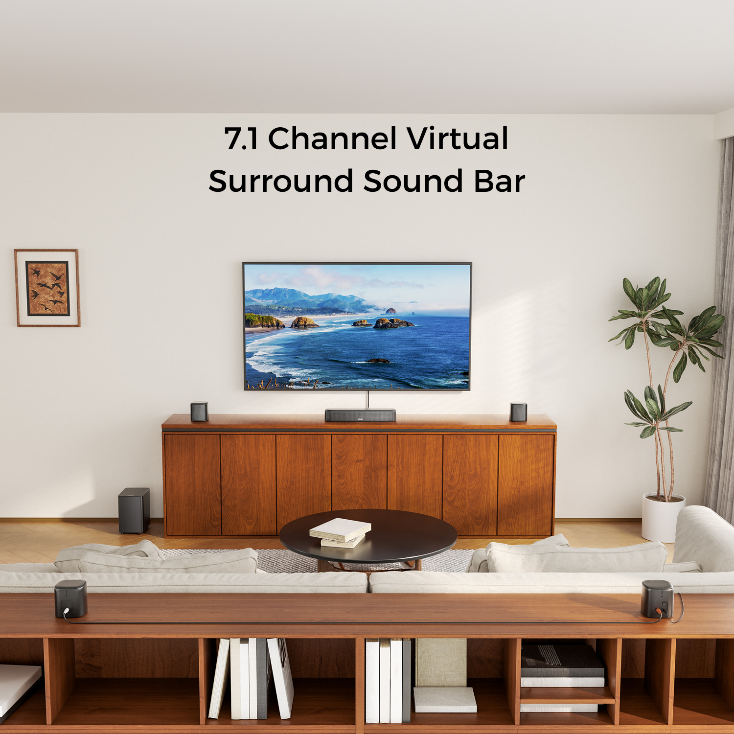 ULTIMEA 7.1 Channel Sound Bar  - Home Bar And Theater review and price