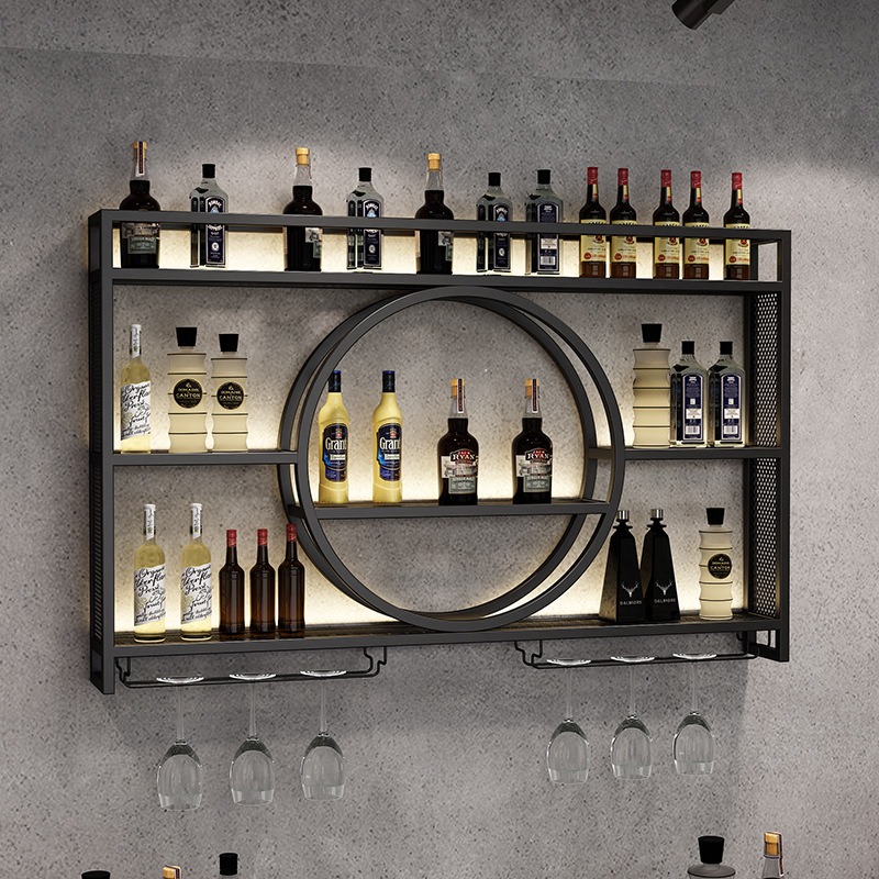 Bar wine rack wall-mounted win - Home Bar And Cabinet review and price