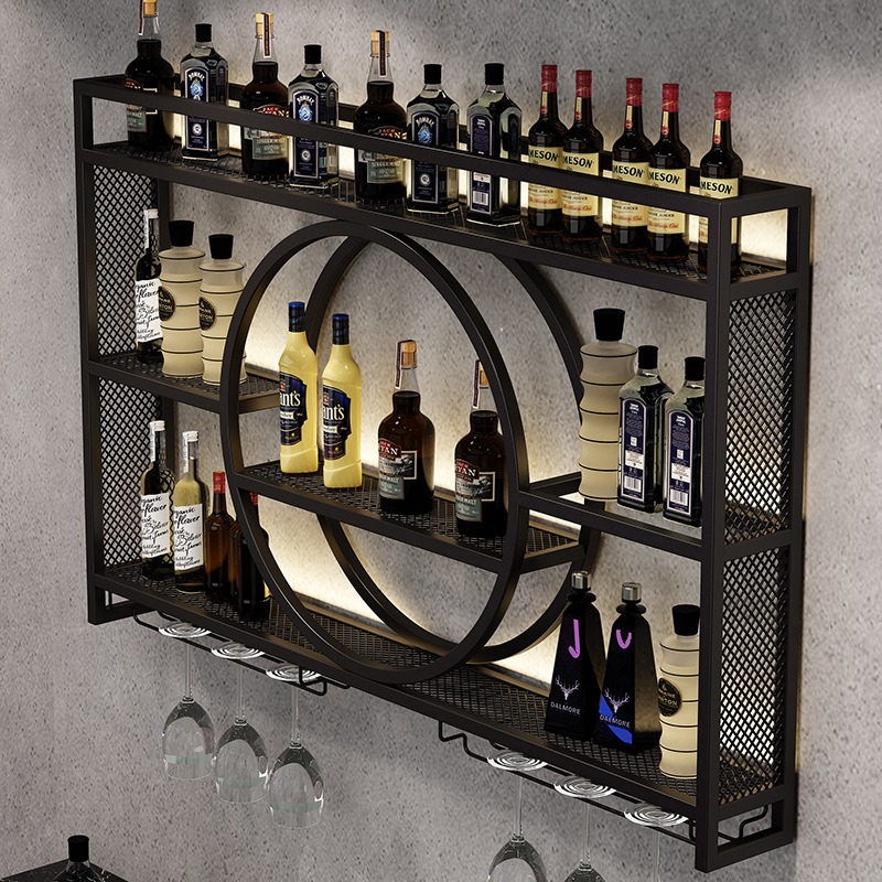 Bar wine rack wall-mounted win - Home Bar And Cabinet review and price