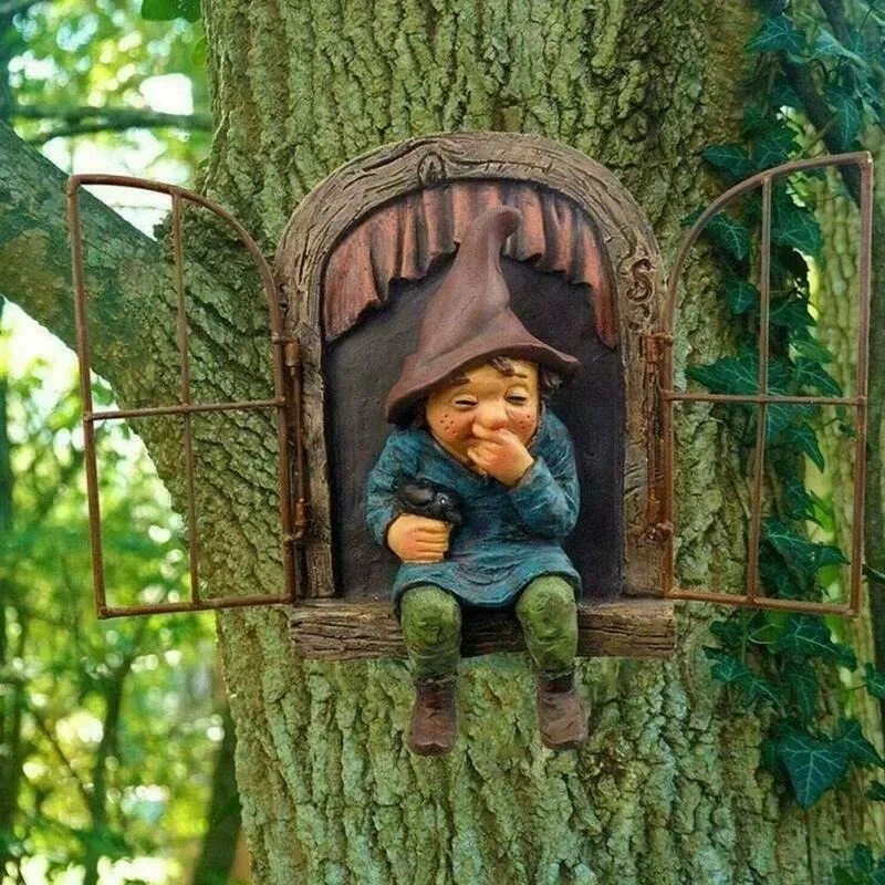 2026 Naughty Garden Statue Elf - Home Bargains review and price
