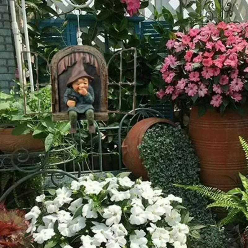 2026 Naughty Garden Statue Elf - Home Bargains review and price