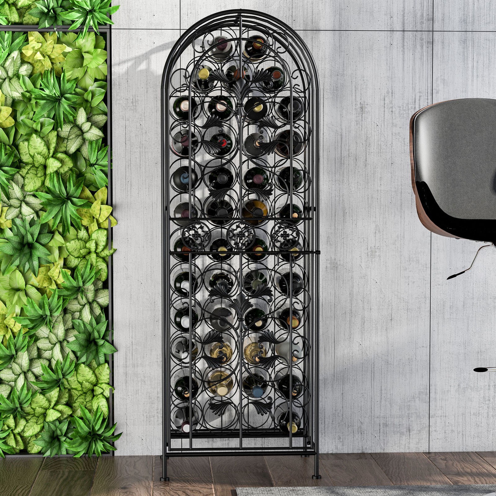 Free Standing Wine Rack 45 Bot - Home Bar And Cabinet review and price