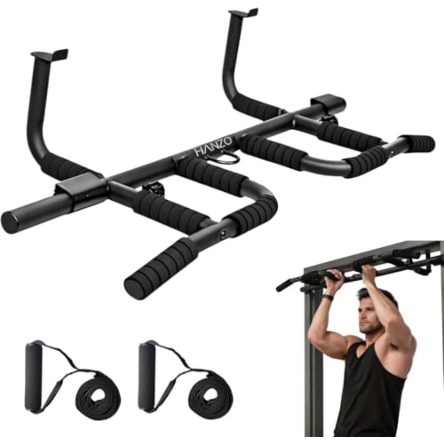 Doorway Pull Up Bar Set with S - Home Bar Setup review and price
