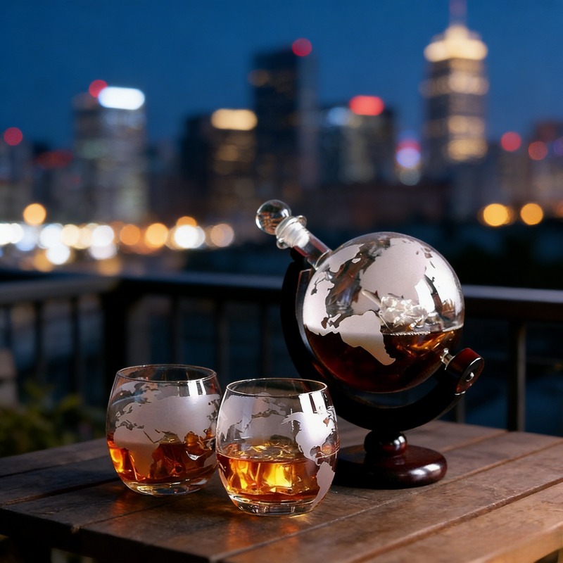Creative Globe Decanter Set wi - Decanter Globe Set review and price