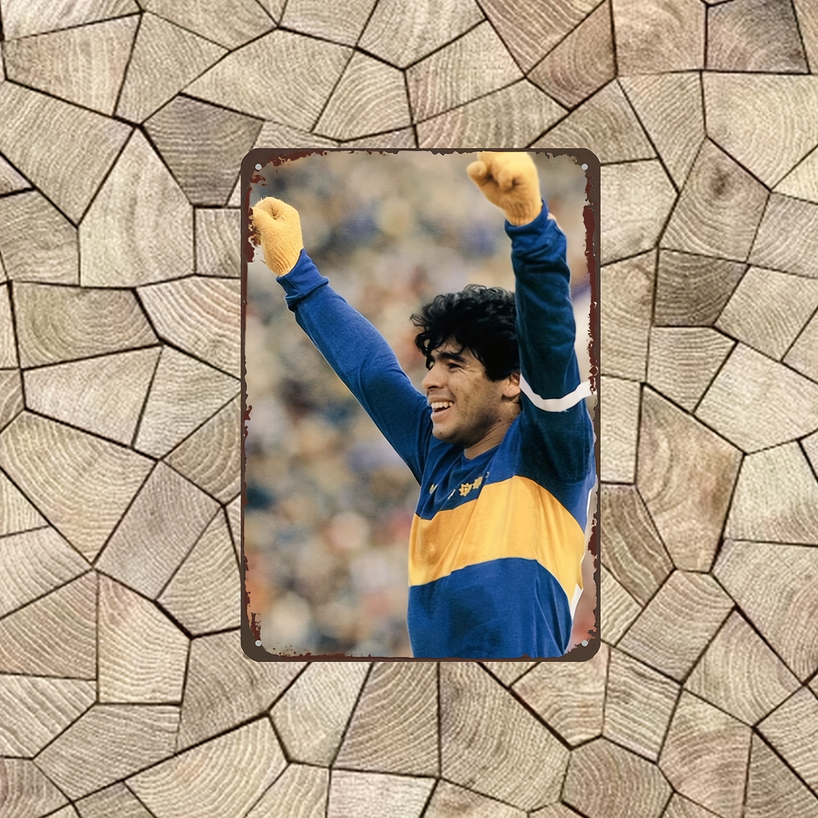 Victory Pose Soccer Player Met - Home Bar Lounge review and price
