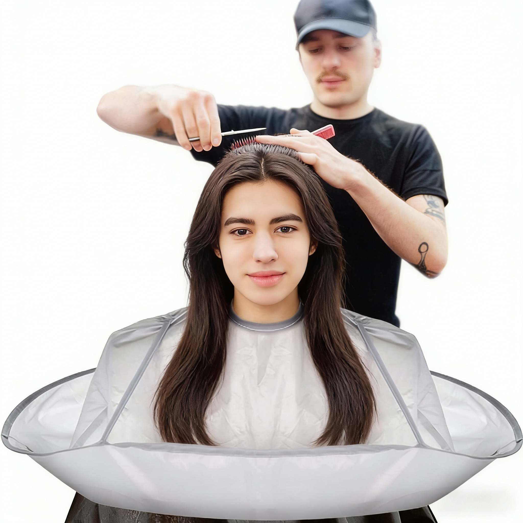 Hair Cutting Cape for All Ages - Home Barber review and price