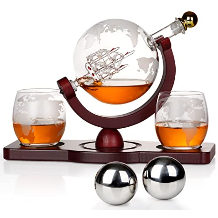 Gifts for Men Dad Fathers Day, - Decanter Globe Set review and price