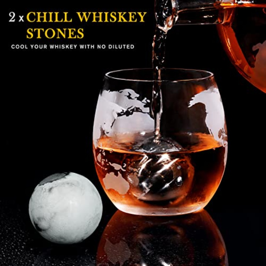 Gifts for Men Dad Fathers Day, - Decanter Globe Set review and price