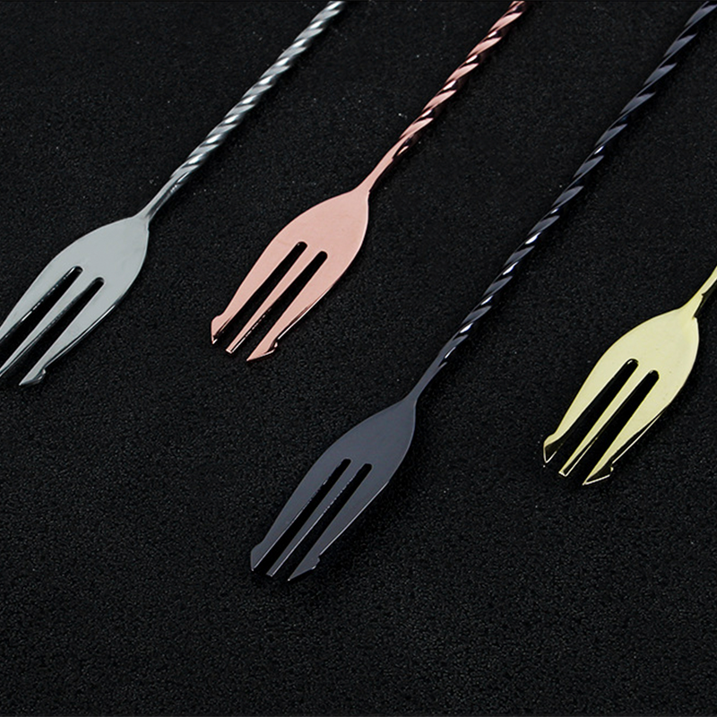 30 40 50cm Bar Spoon With Fork - Bar Spoon Twisted review and price