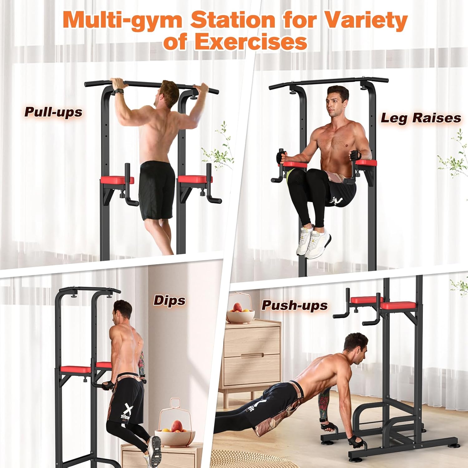 Power Tower Pull Up Bar Statio - Home Bar And Gym review and price