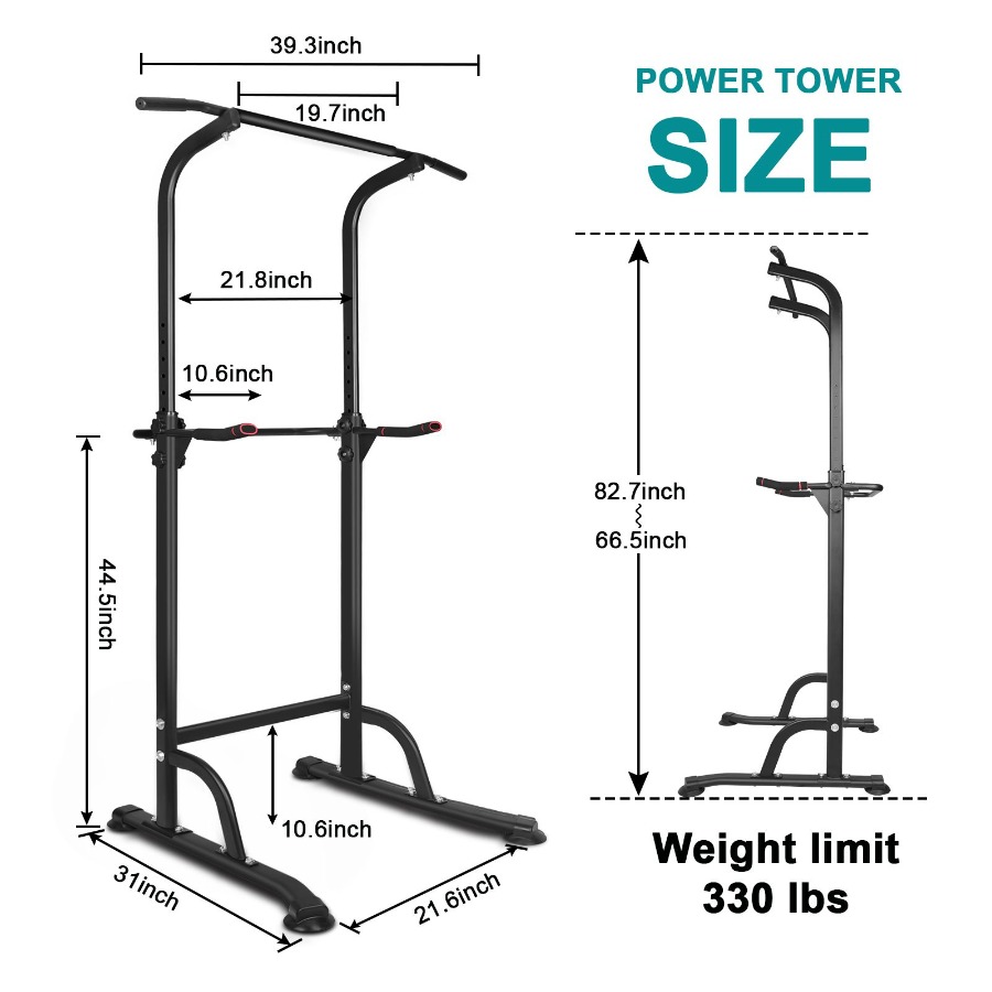 Power Tower Workout Dip Statio - Home Bar Stand review and price
