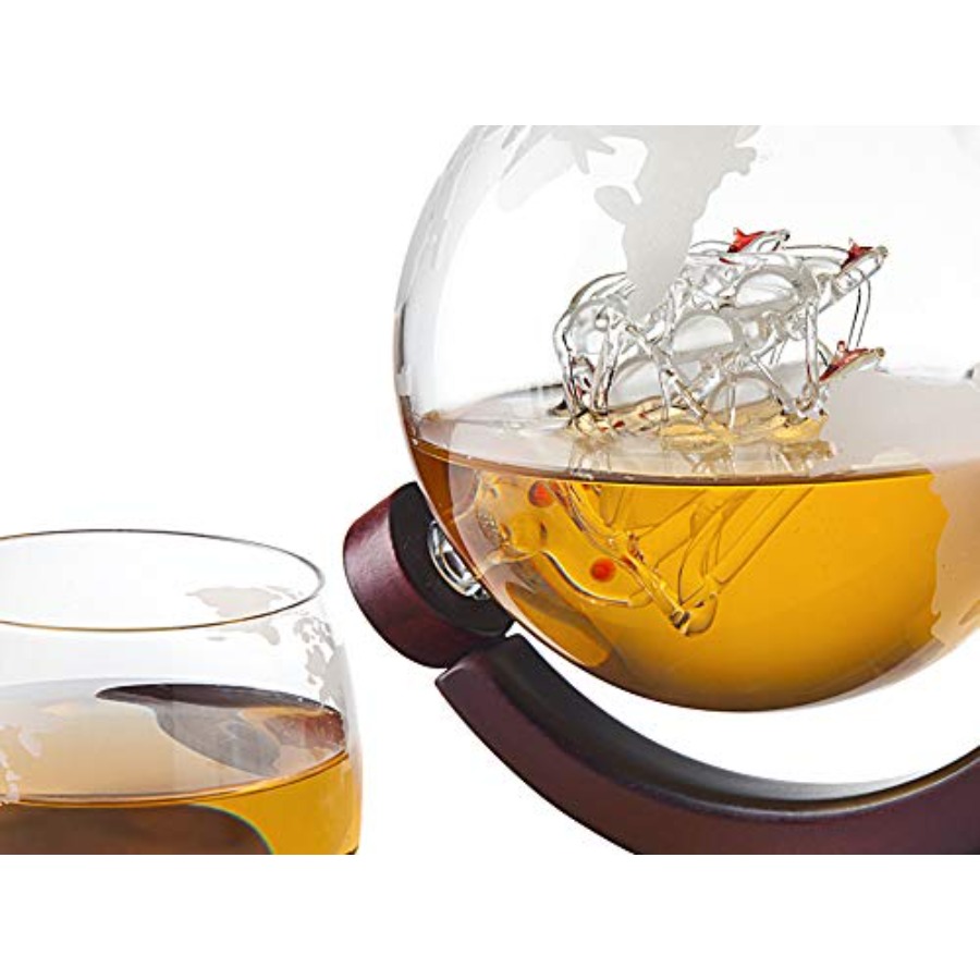 Whiskey Decanter Globe Set wit - Decanter Globe Set review and price