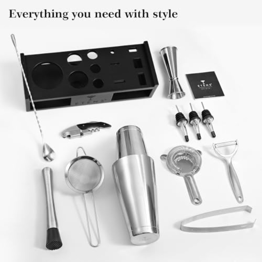 Cocktail Shaker Set Drink Mixe - Boston Shaker Set review and price