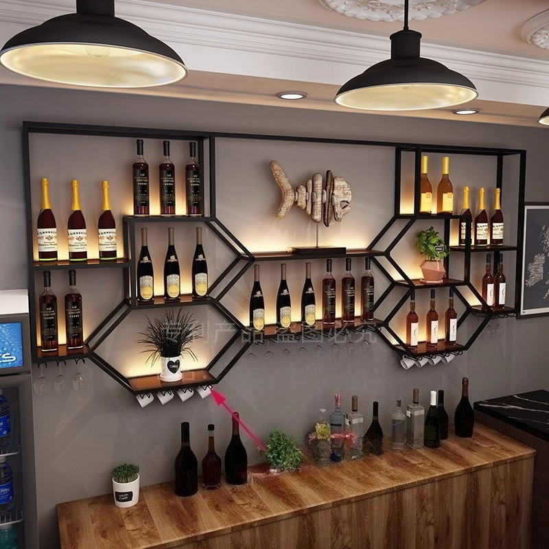 Metal Shelves Wine Cabinet Liv - Home Bar And Cabinet review and price