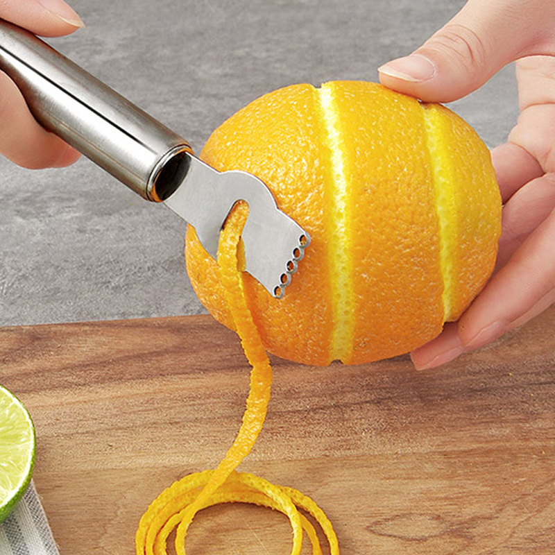 Orange Citrus Fruit Grater Pee - Peeler Channel Knife review and price