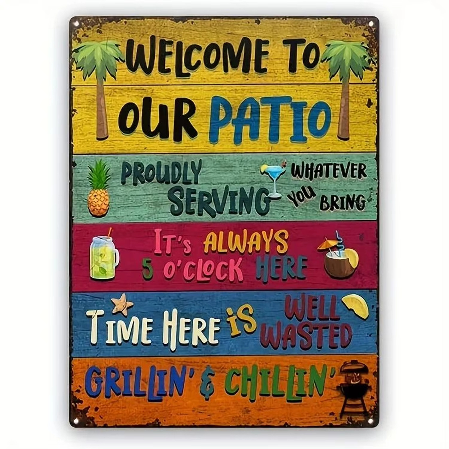 Quotes Plaque Metal Tin Signs  - Home Bar Cafe review and price