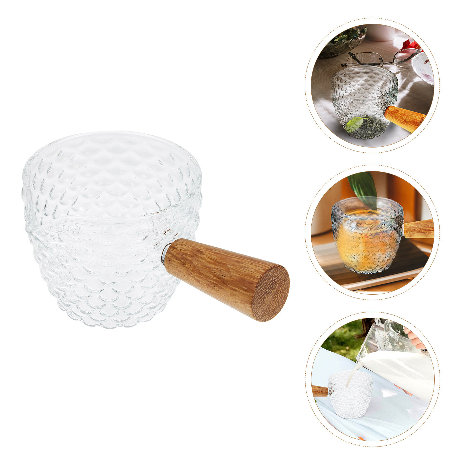 Hammered Glass Milk Pitcher Co - Home Bar Supplies review and price
