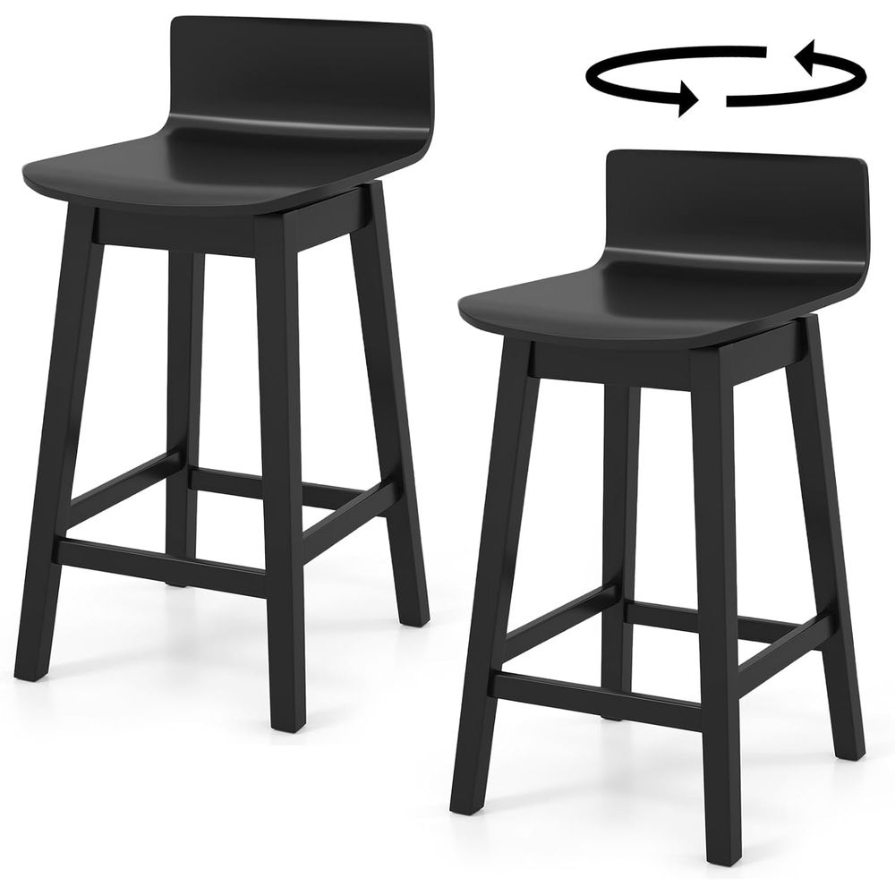 Swivel Solid Wood Bar Stools S - Home Bar Stools review and price
