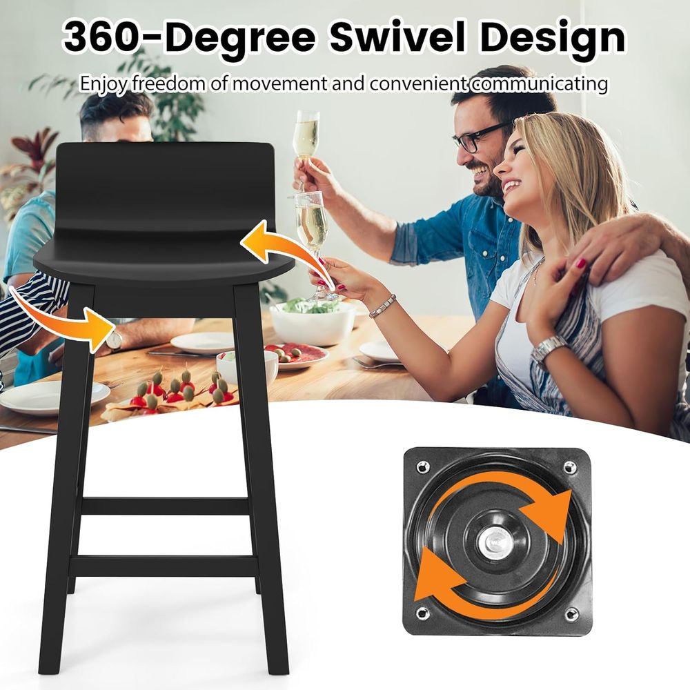 Swivel Solid Wood Bar Stools S - Home Bar Stools review and price